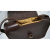 buy genuine leather cartridge bags in dimensions 30 x 20 x 10 cm with a leather cord lockable neck to keep cartridges safe large enough to carry 120 live cartridges online