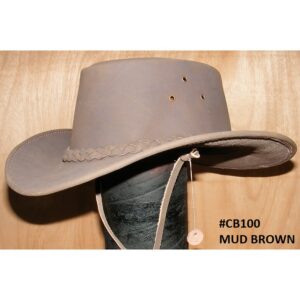 cowboy leather hat